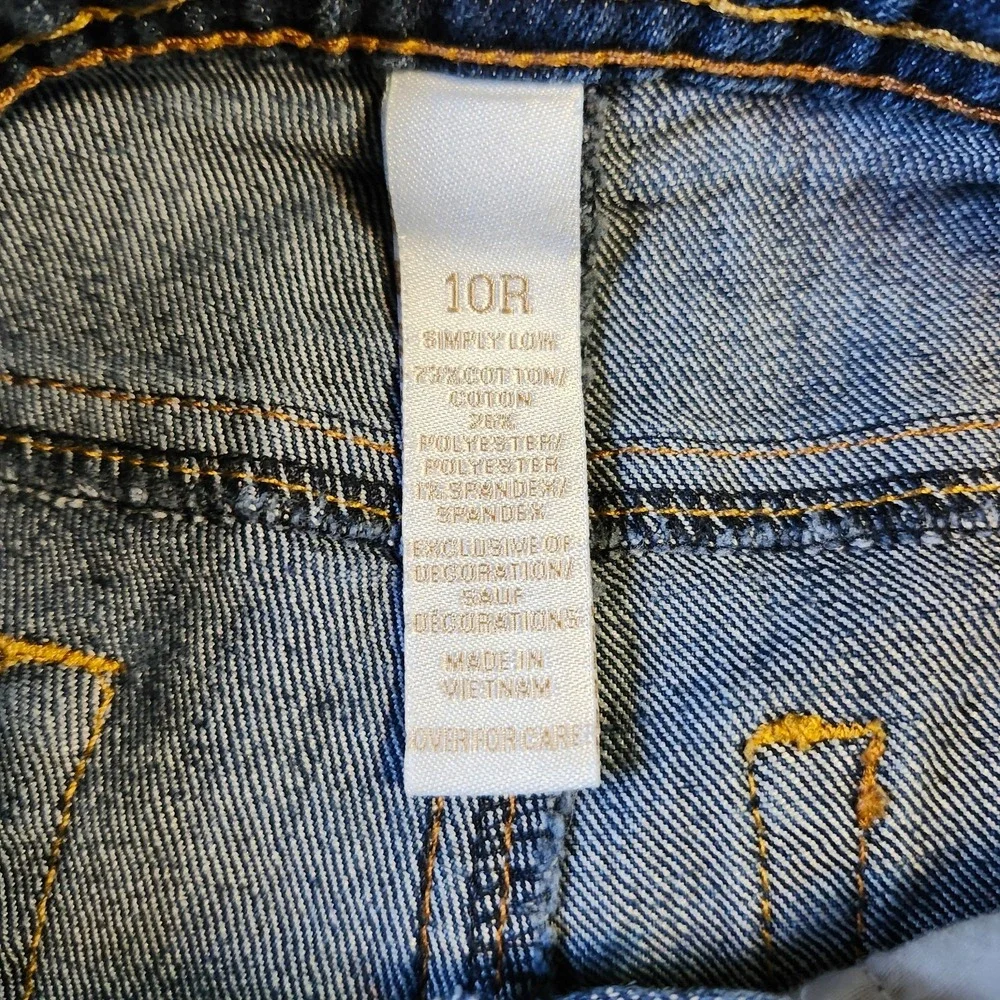 Justice Girls Blue Jeans Size 10R